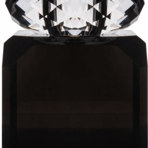 Lysestage House of Sander Daisy sort glas H10Ã6Ã6 cm elegant design